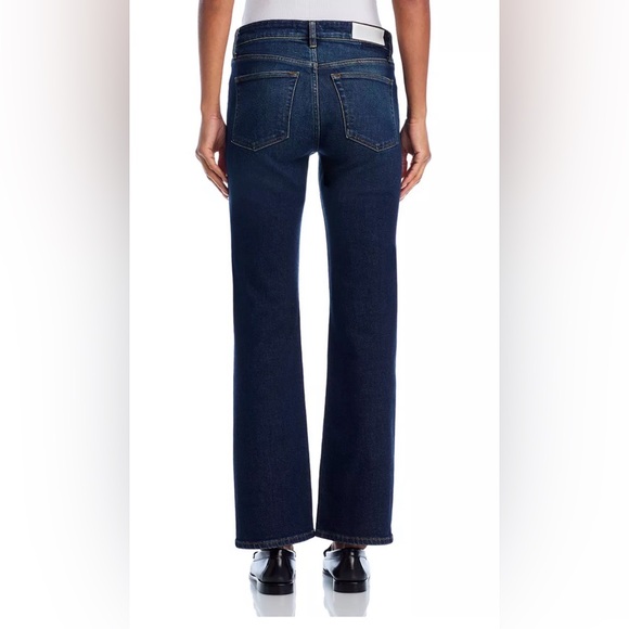 Re/Done Indigo Straight Leg Jeans - Picture 3 of 4